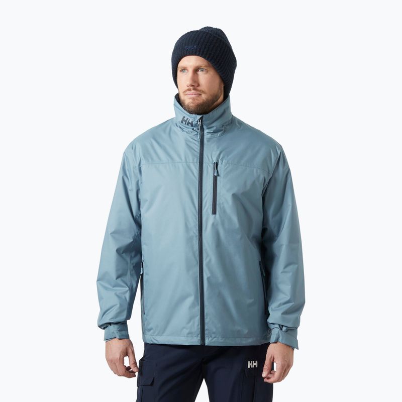 Kurtka żeglarska męska Helly Hansen Crew Hooded Pile washed navy 14