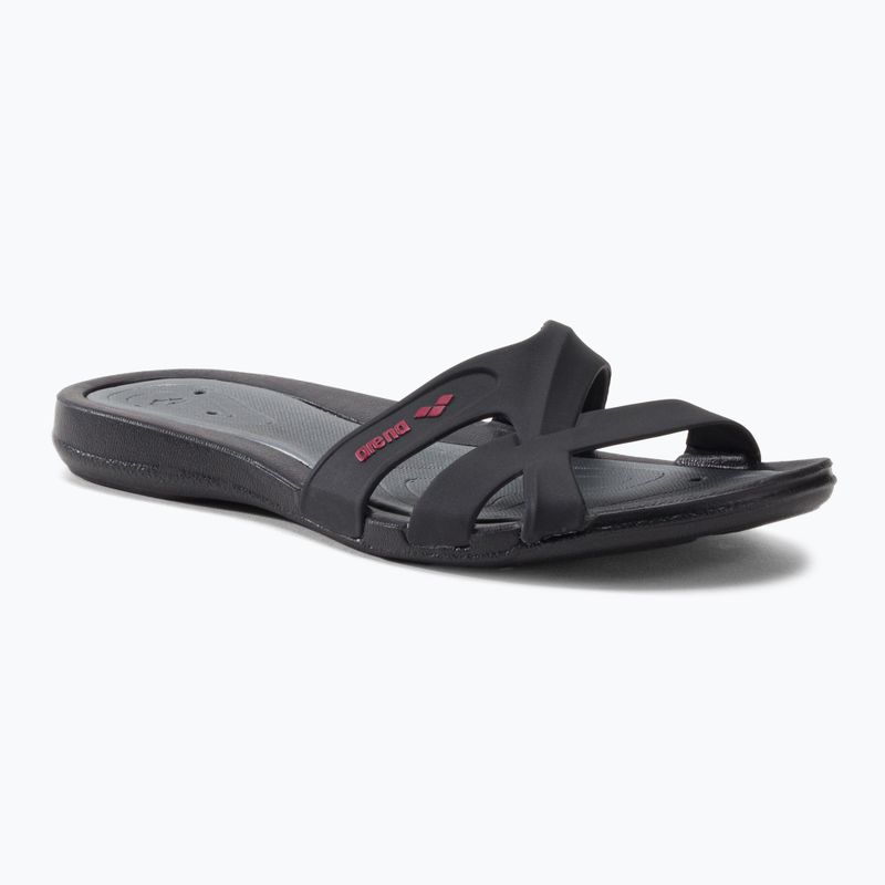 Klapki damskie arena Athena Hook black/deep