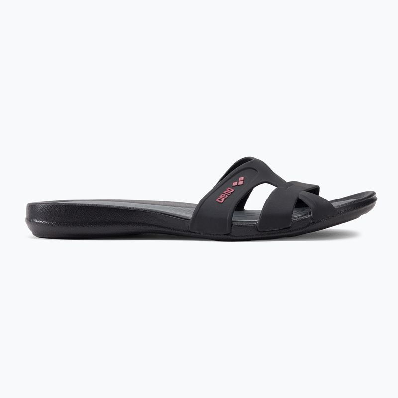 Klapki damskie arena Athena Hook black/deep 2