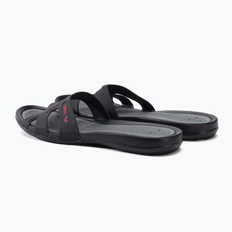 Klapki damskie arena Athena Hook black/deep 3