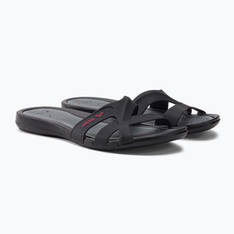 Klapki damskie arena Athena Hook black/deep 5