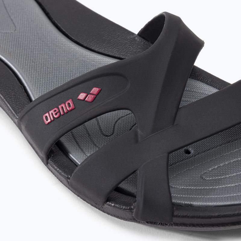 Klapki damskie arena Athena Hook black/deep 7