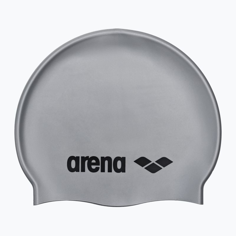 Czepek pływacki dziecięcy arena Classic Silicone Jr silver/black