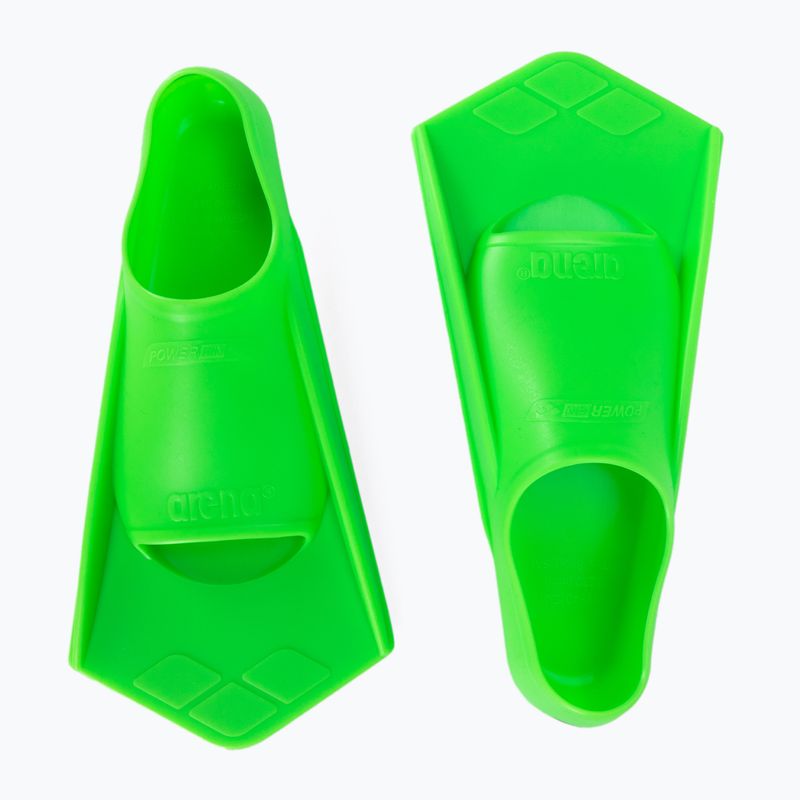 Płetwy do pływania arena Powerfin Hook acid lime/black 2