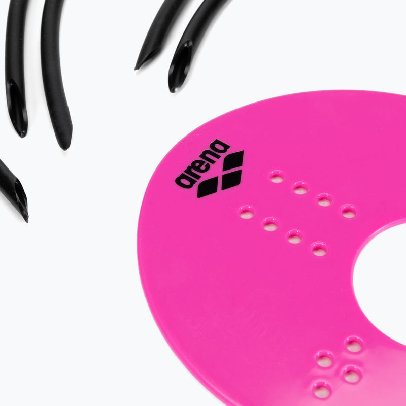 Wiosełka do pływania arena Elite Hand Paddle pink/black 2