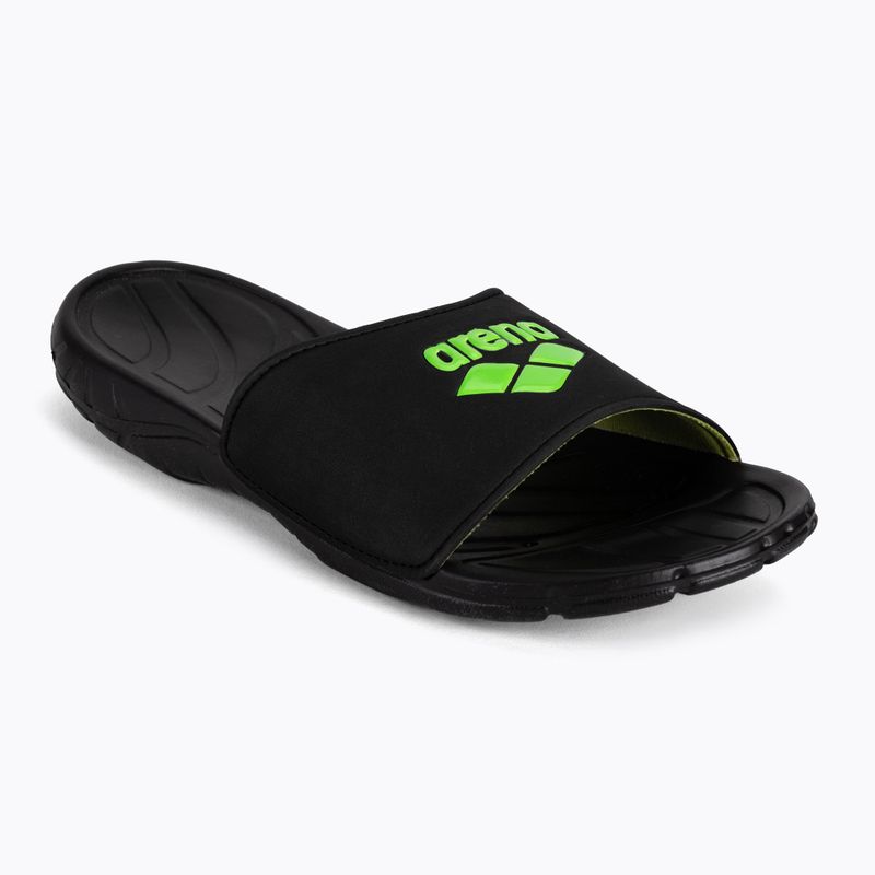 Klapki męskie arena Spice Hook black acid/lime