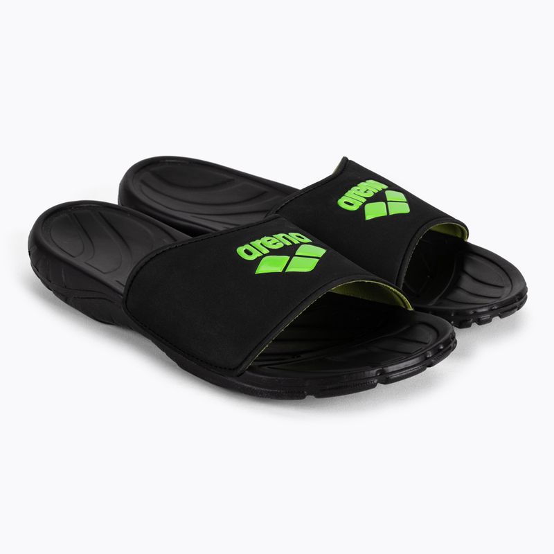 Klapki męskie arena Spice Hook black acid/lime 5