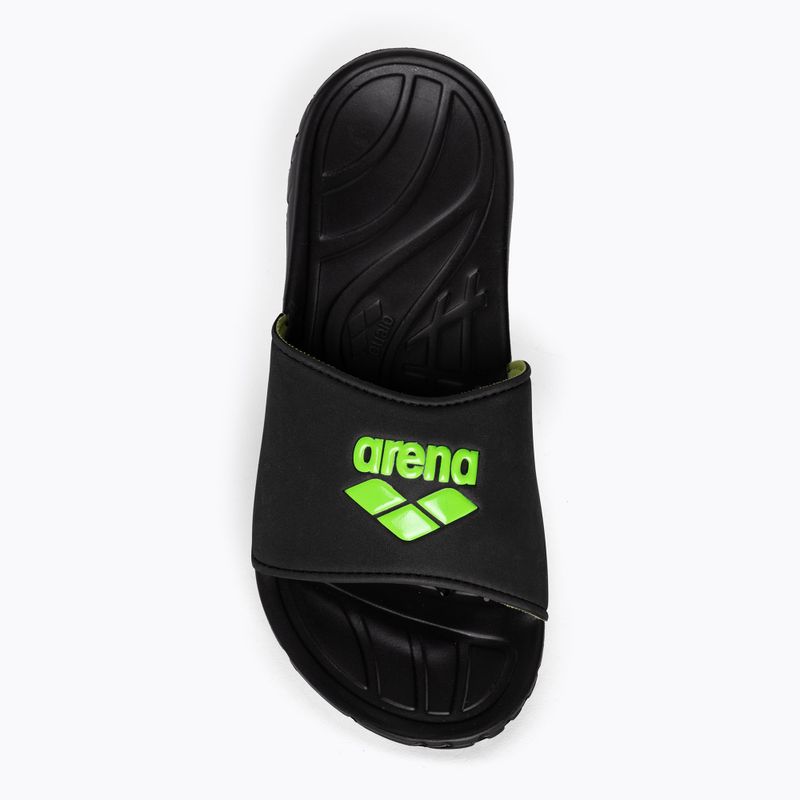 Klapki męskie arena Spice Hook black acid/lime 6
