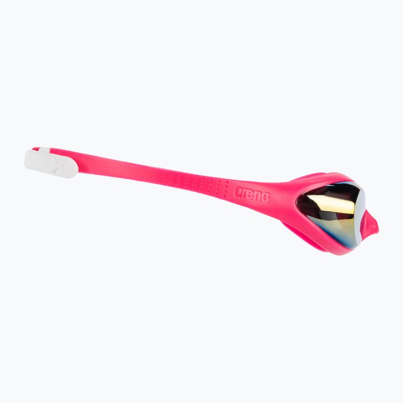 Okulary do pływania dziecięce arena Spider JR Mirror white/pink/fuchsia 3