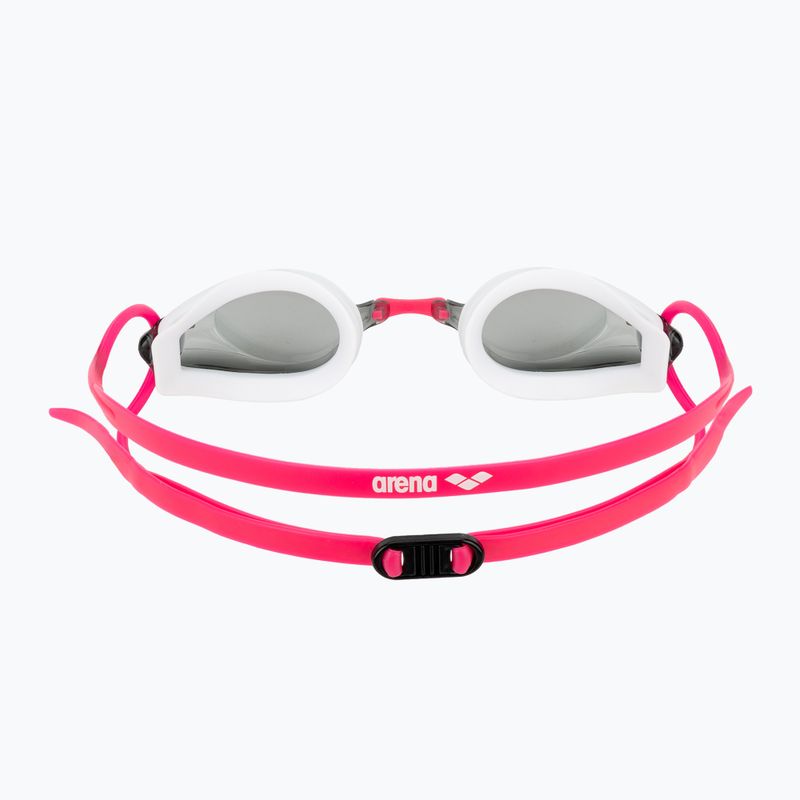 Okulary do pływania arena Tracks white/smoke/fuchsia 4