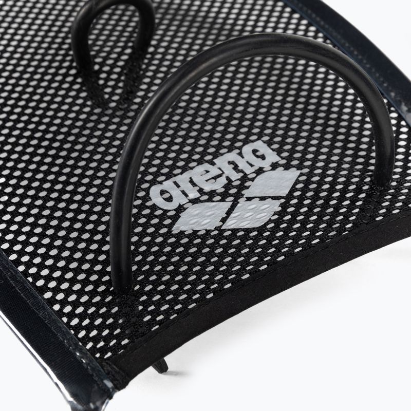 Wiosełka do pływania arena Flex Paddles black/silver 2