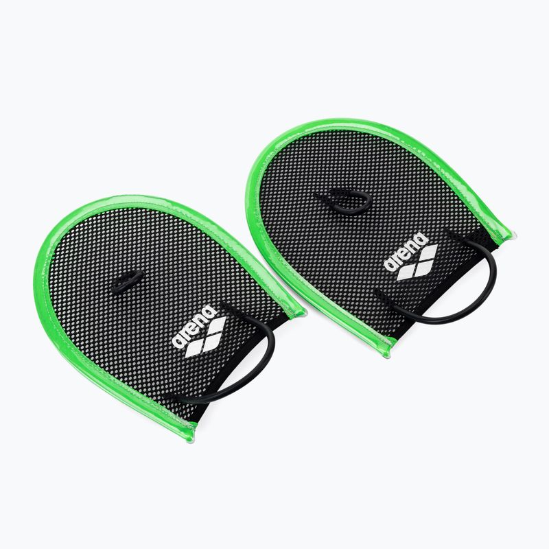 Wiosełka do pływania arena Flex Paddles acid lime/black