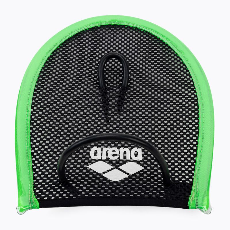 Wiosełka do pływania arena Flex Paddles acid lime/black 2