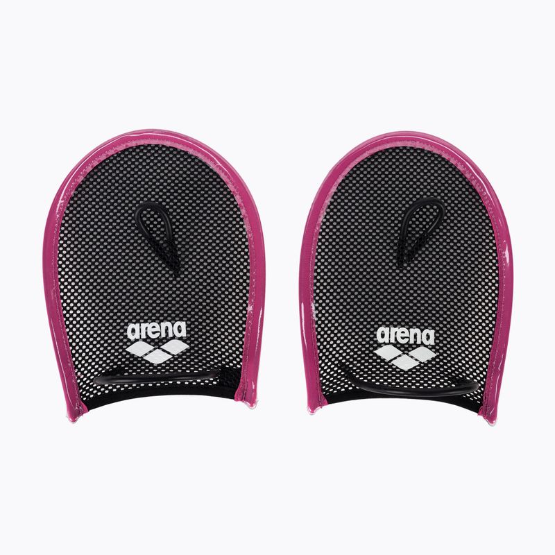 Wiosełka do pływania arena Flex Paddles pink/black 2