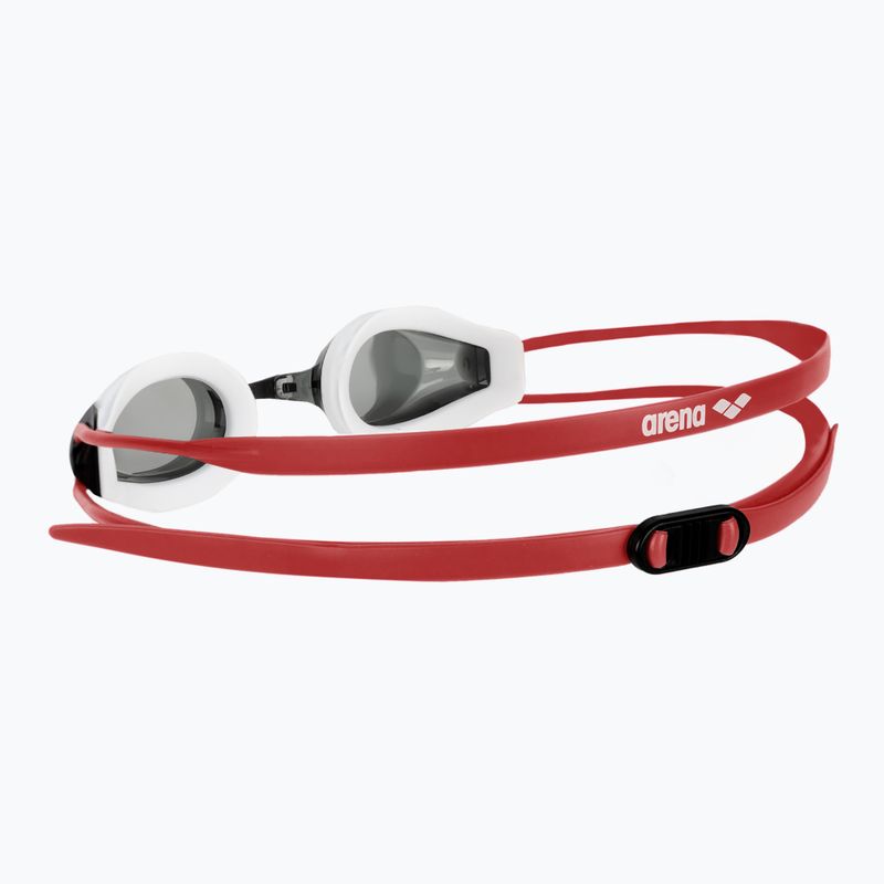 Okulary do pływania dziecięce arena Tracks JR smoke/white/red 4