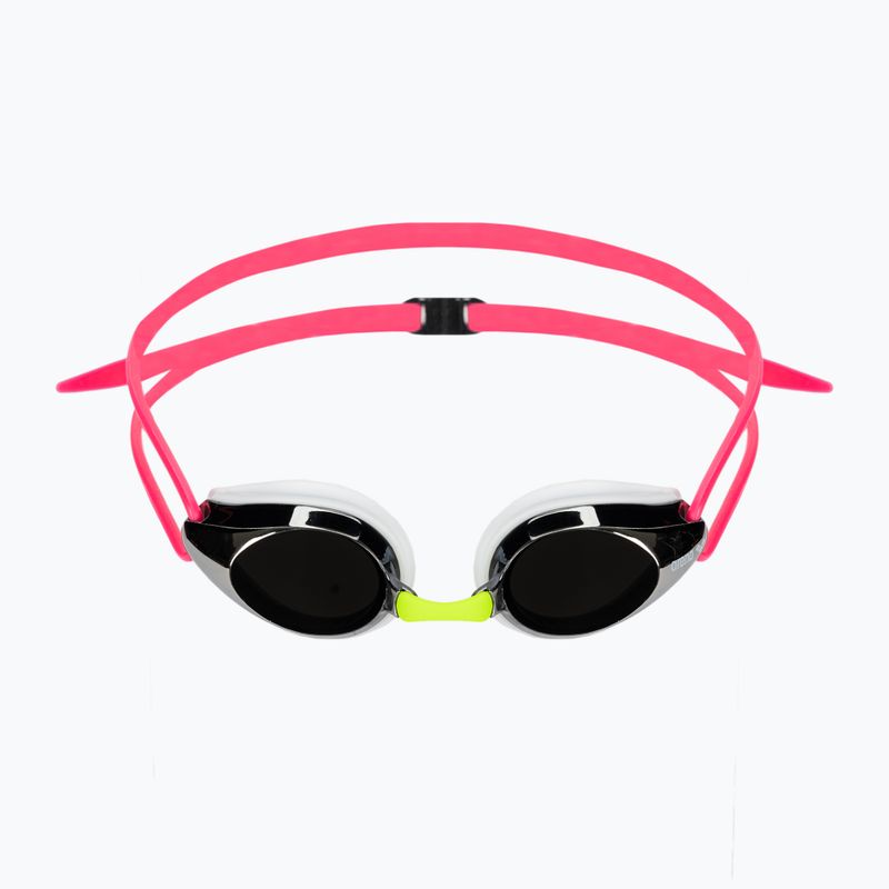 Okulary do pływania dziecięce arena Tracks JR Mirror silver/white/fuchsia 2
