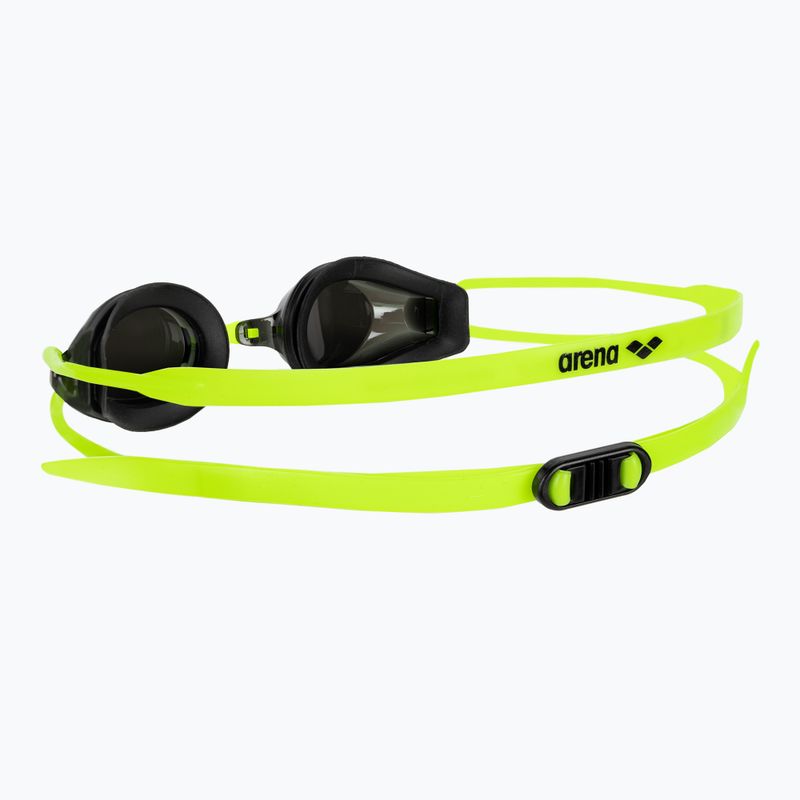Okulary do pływania dziecięce arena Tracks JR Mirror silver/black/fluoyellow 4