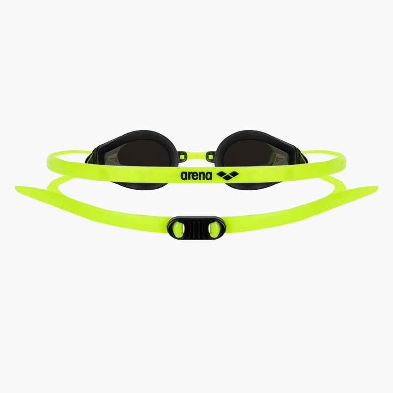Okulary do pływania dziecięce arena Tracks JR Mirror silver/black/fluoyellow 5