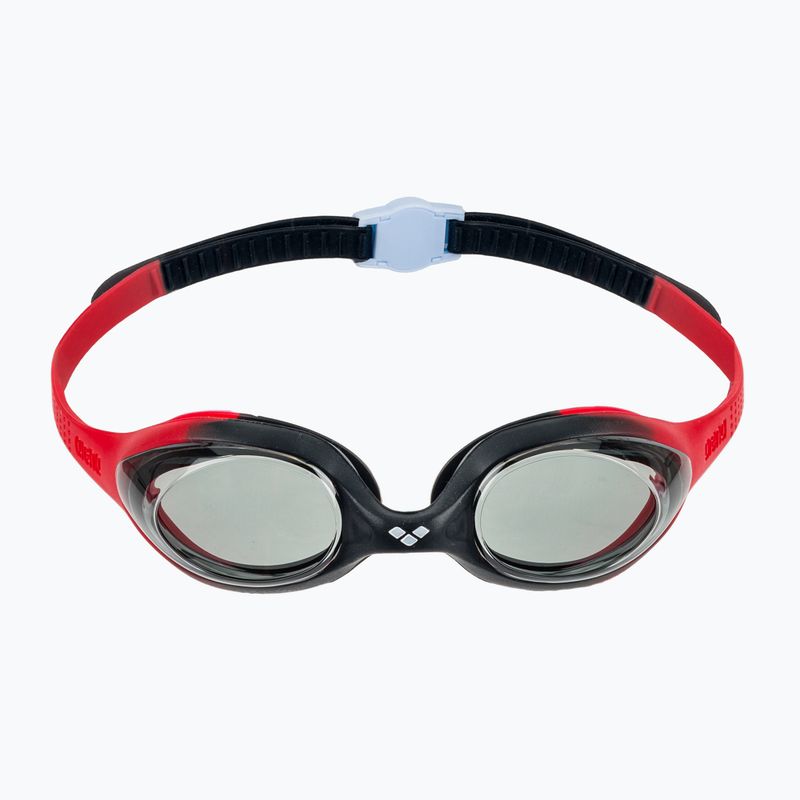 Okulary do pływania dziecięce arena Spider red/smoke/black 2