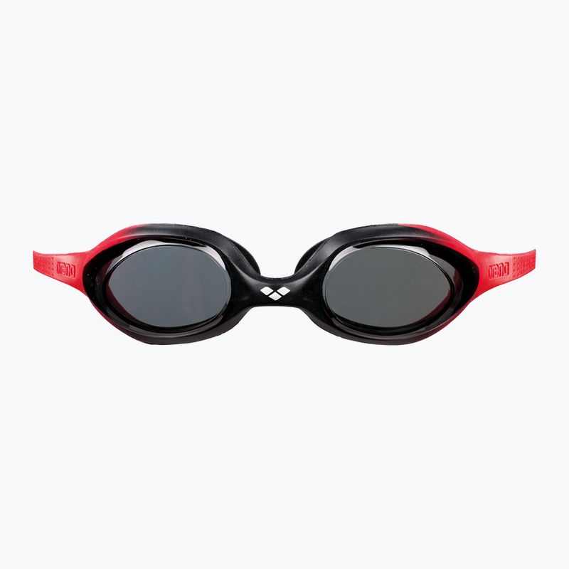 Okulary do pływania dziecięce arena Spider red/smoke/black 2