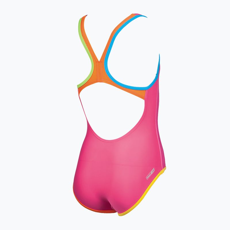 Strój pływacki jednoczęściowy dziecięcy arena Patch One Piece L fresia rose/multi 8