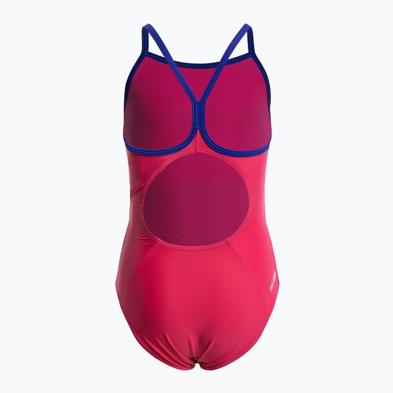 Strój pływacki jednoczęściowy dziecięcy arena Nifty One Piece L fresia rose/danube blue 2