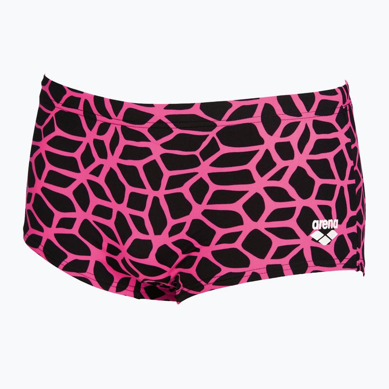 Bokserki pływackie męskie arena Carbonics Low Waist Short black/fresia rose 4