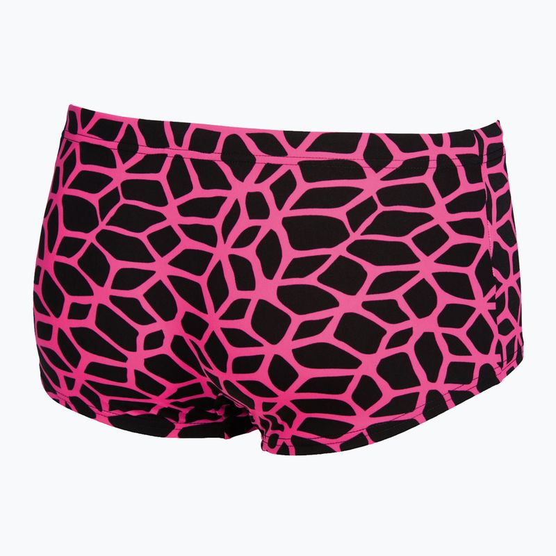 Bokserki pływackie męskie arena Carbonics Low Waist Short black/fresia rose 5