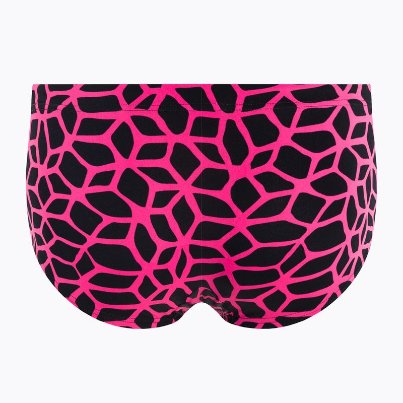 Bokserki pływackie męskie arena Carbonics Low Waist Short black/fresia rose 2