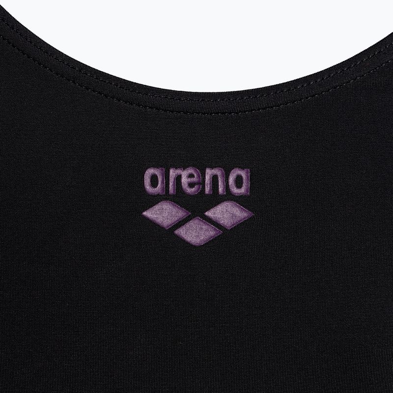 Strój pływacki jednoczęściowy damski arena Isla One Piece black/plum/fresia rose 3