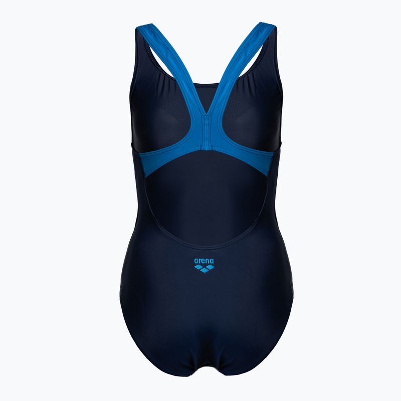 Strój pływacki jednoczęściowy damski arena Isla One Piece navy/pix blue/white 2