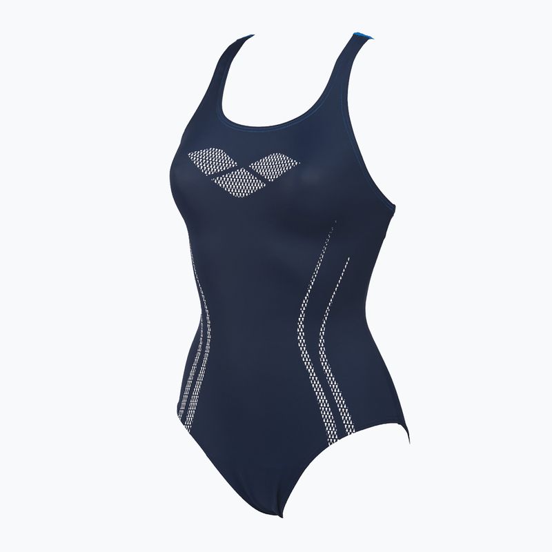 Strój pływacki jednoczęściowy damski arena Isla One Piece navy/pix blue/white 4