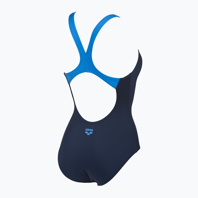 Strój pływacki jednoczęściowy damski arena Isla One Piece navy/pix blue/white 5