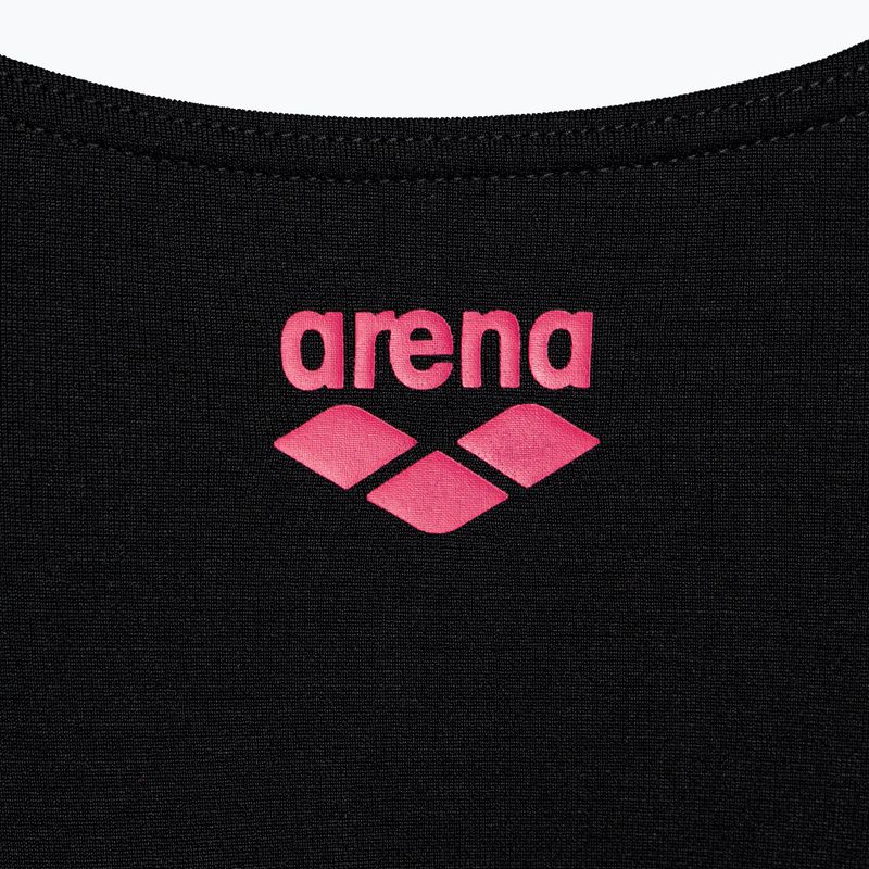 Strój pływacki jednoczęściowy damski arena Reticulum One Piece black/fresia rose 4