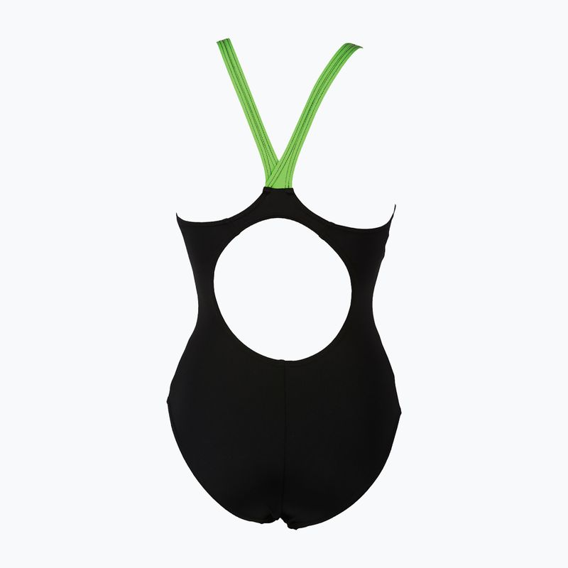 Strój pływacki jednoczęściowy damski arena Shadow One Piece black/leaf 5