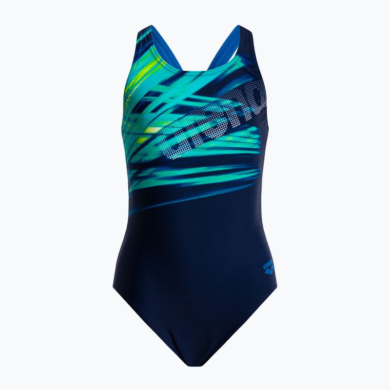 Strój pływacki jednoczęściowy dziecięcy arena Phenix One Piece navy/pix blue