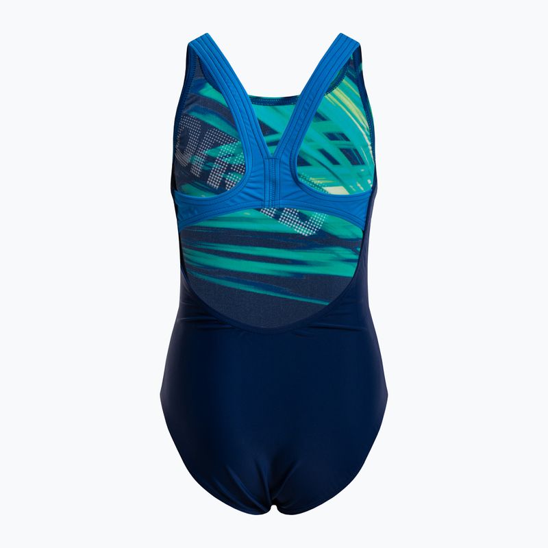 Strój pływacki jednoczęściowy dziecięcy arena Phenix One Piece navy/pix blue 2