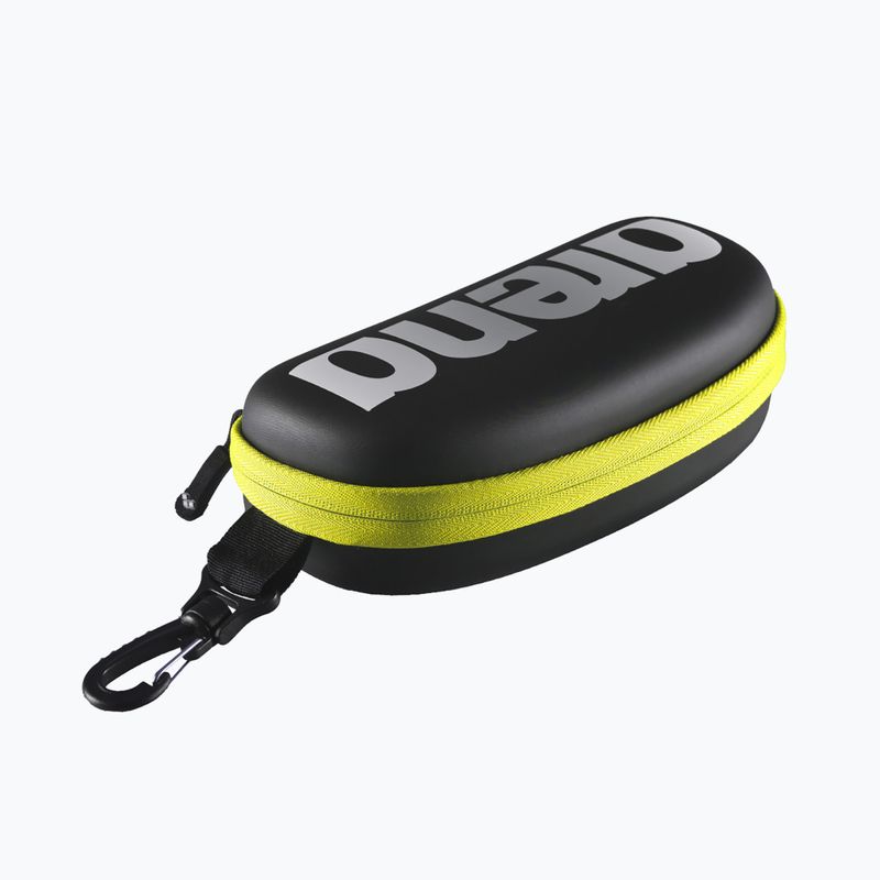 Etui na okulary pływackie arena Goggle Case black/silver/fluo yellow 5