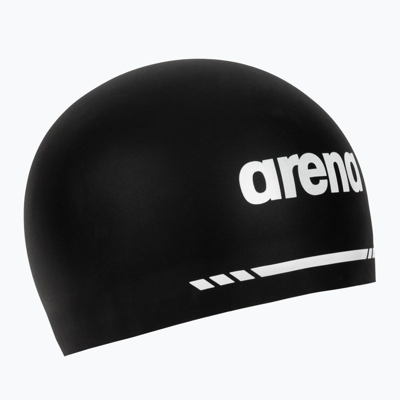 Czepek pływacki arena 3D Soft black