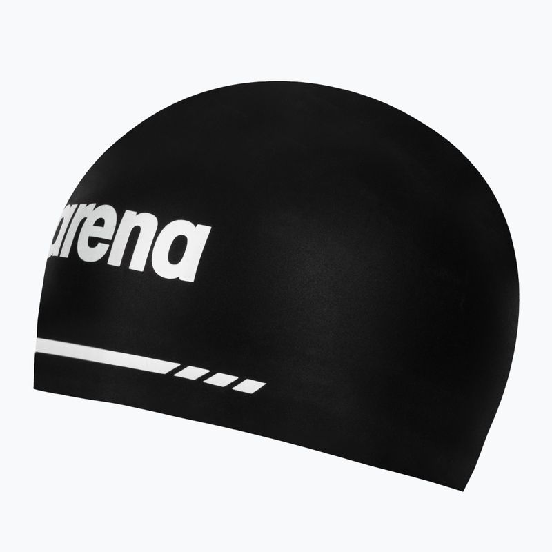 Czepek pływacki arena 3D Soft black 2