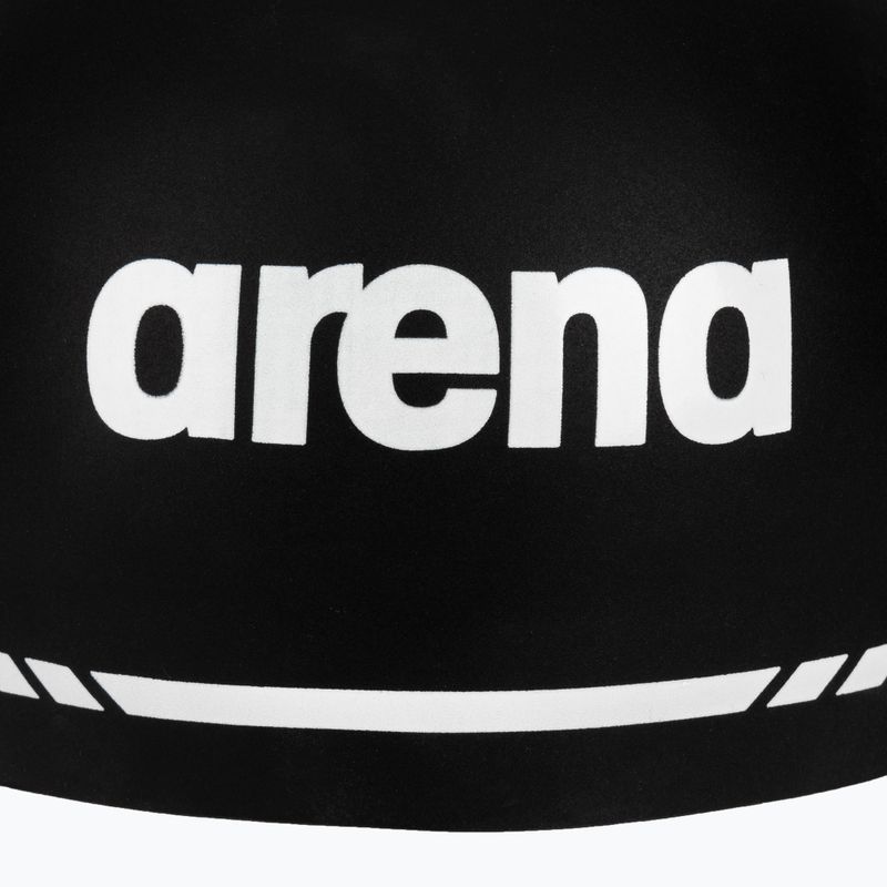 Czepek pływacki arena 3D Soft black 3