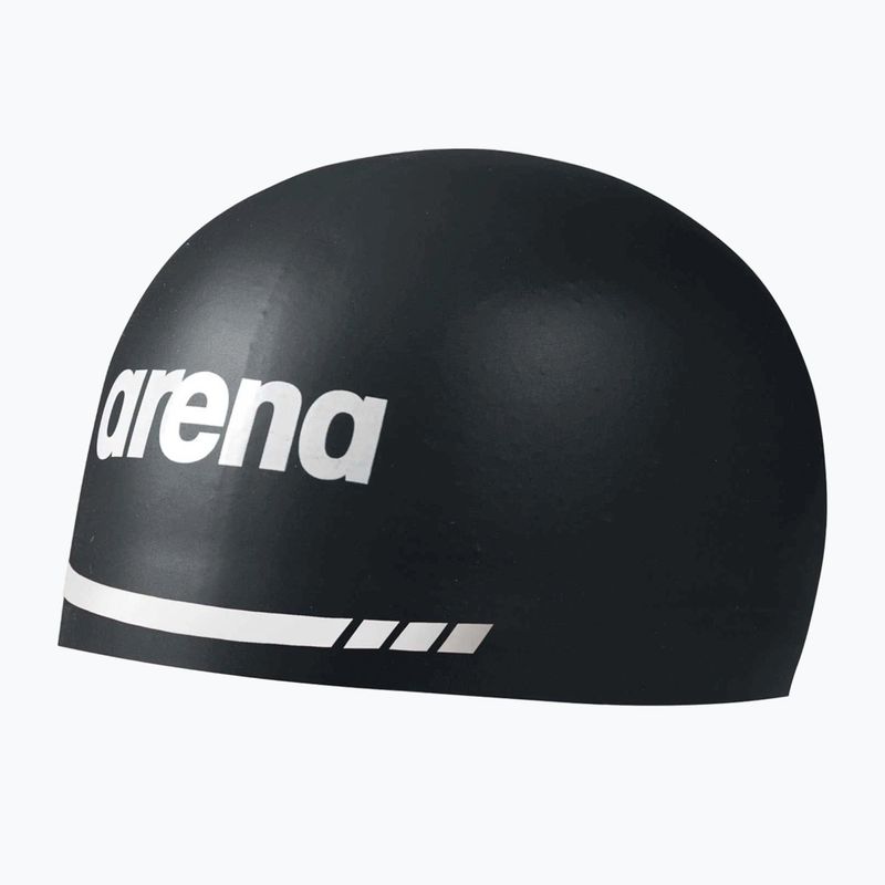 Czepek pływacki arena 3D Soft black 4
