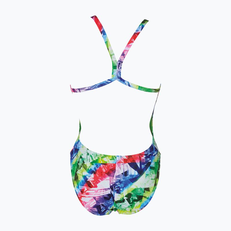 Strój pływacki jednoczęściowy damski arena Glitch One Piece L multicolor/leaf 5