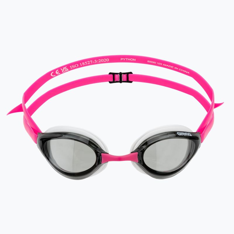 Okulary do pływania arena Python smoke/white/fuchsia 2