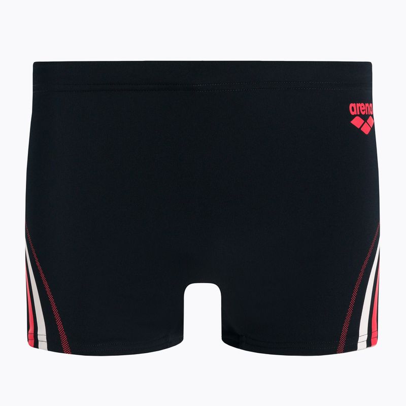 Bokserki pływackie męskie arena One Serigraphy Short black/fluo red