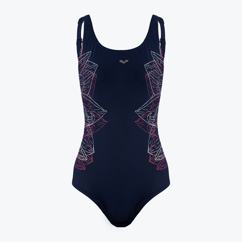 Strój pływacki jednoczęściowy damski arena Amber Wing Back One Piece navy