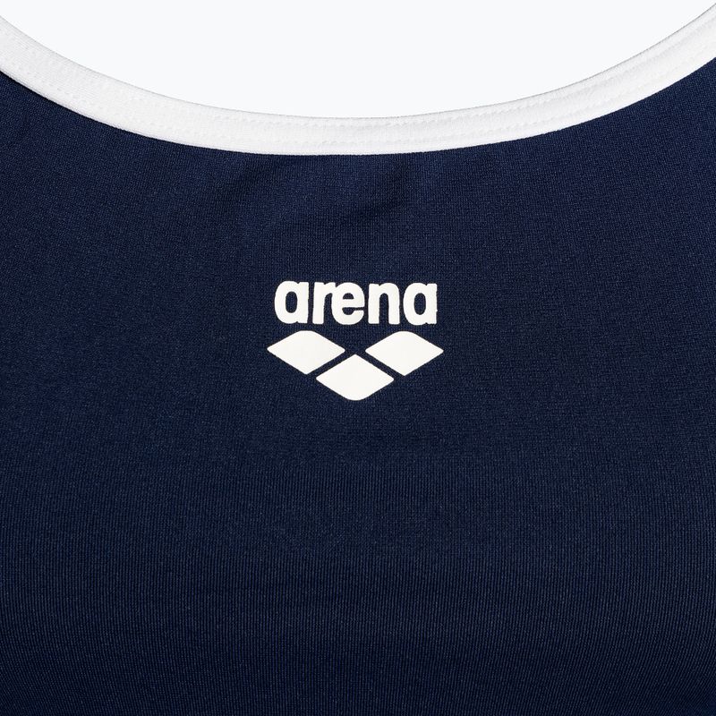 Strój pływacki jednoczęściowy damski arena Team Stripe Super Fly Back One Piece navy/white 3