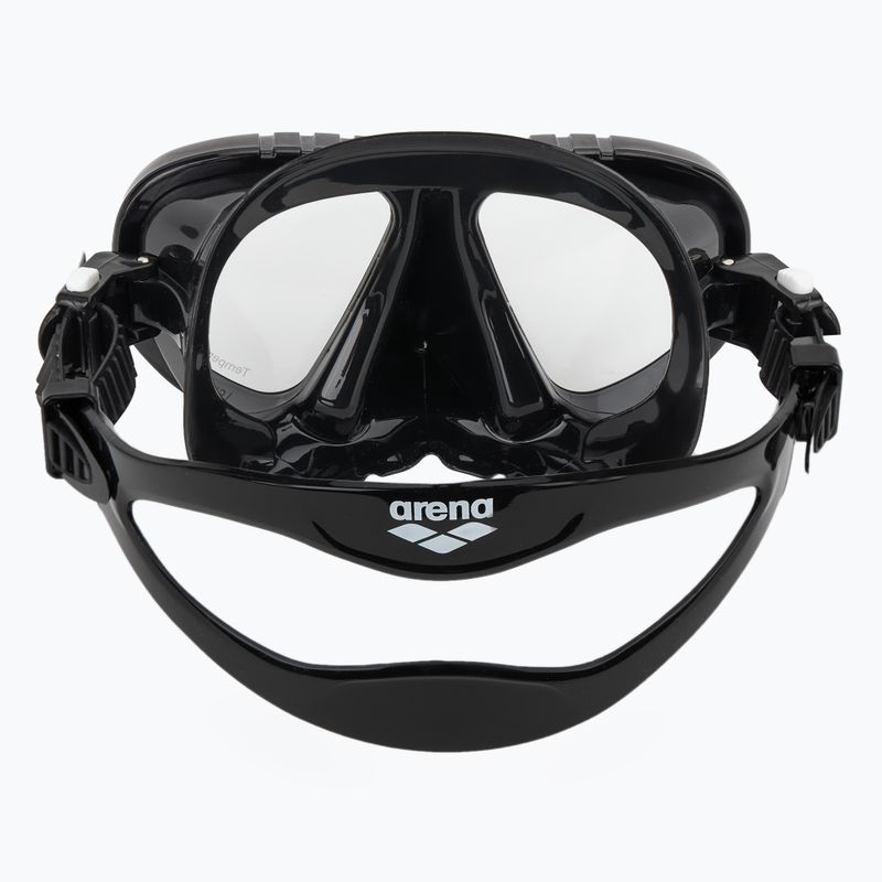 Zestaw do snorkelingu arena Premium Snorkeling Set black/clear/black 5