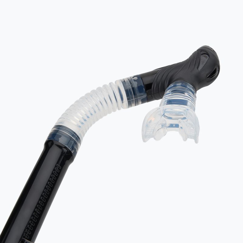 Zestaw do snorkelingu arena Premium Snorkeling Set black/clear/black 7