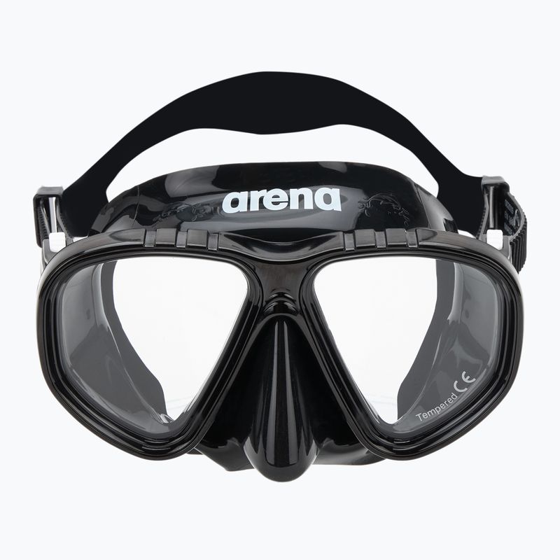 Zestaw do snorkelingu dziecięcy arena Premium Snorkeling Set Jr black/clear/black 3